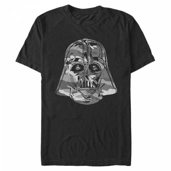 Star Wars - Darth Vader Camo Vader - Männer T-Shirt - Schwarz - Vorne