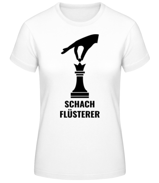 Schach Flüsterer - Frauen Basic T-Shirt - Weiß - Vorne