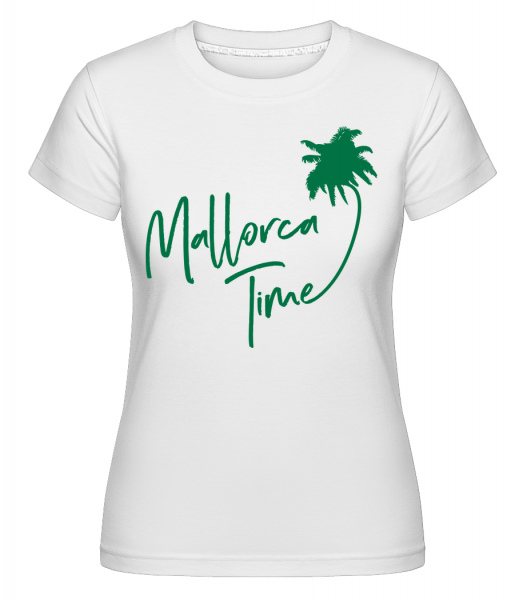 Mallorca Time - Shirtinator Frauen T-Shirt - Weiß - Vorn