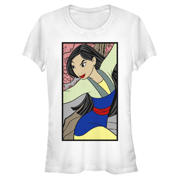 Disney - Mulan - Mulan Comic - Frauen T-Shirt - Weiß - Vorne