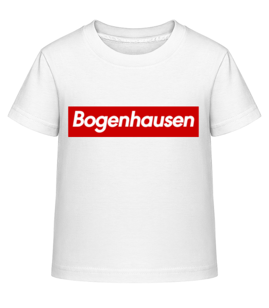 Bogenhausen - Kinder Shirtinator T-Shirt - Weiß - Vorne