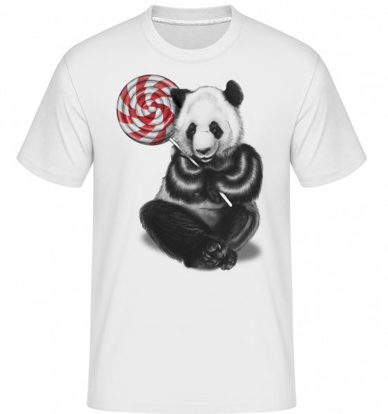 Candy Bear -  Shirtinator Men's T-Shirt - White - Vorn