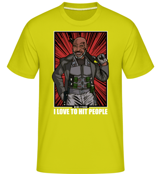 Blade Tyson -  Shirtinator Men's T-Shirt - Lime - Front