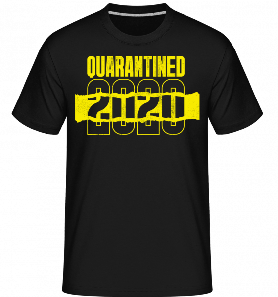 Quarantined - Shirtinator Männer T-Shirt - Schwarz - Vorn