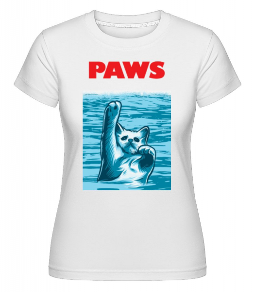 Paws - Shirtinator Frauen T-Shirt - Weiß - Vorne