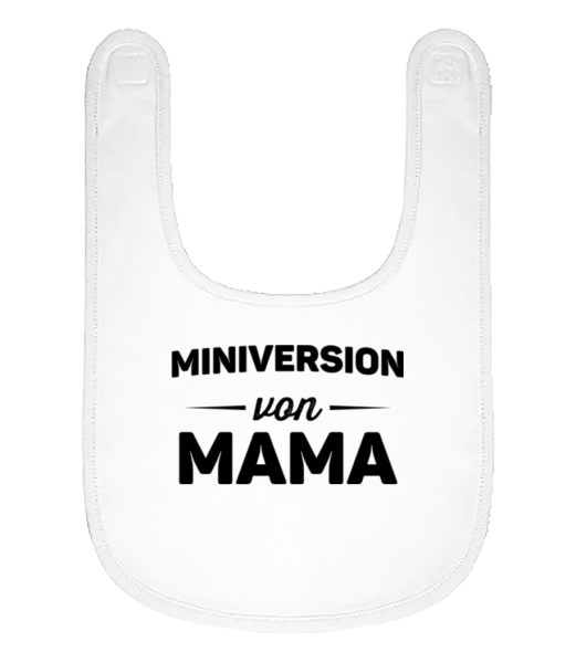 Miniversion Von Mama - Baby Bio Lätzchen - Weiß - Vorne