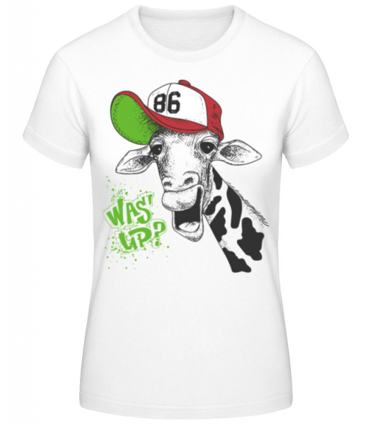 What's up? - Frauen Basic T-Shirt - Weiß - Vorne