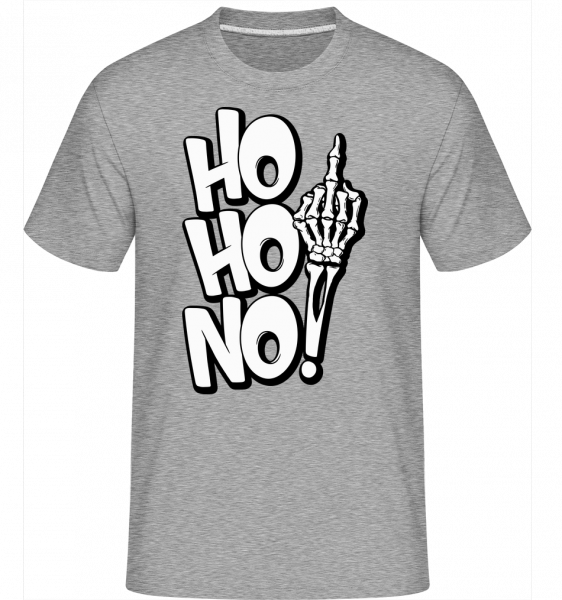 Ho Ho No -  Shirtinator Men's T-Shirt - Heather grey - Front