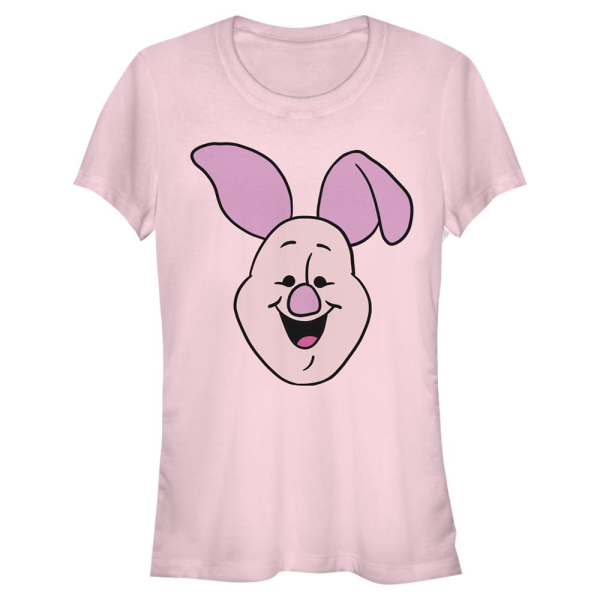 Disney Classics - Winnie Puuh - Prasátko Big Face - Frauen T-Shirt - Rosa - Vorne