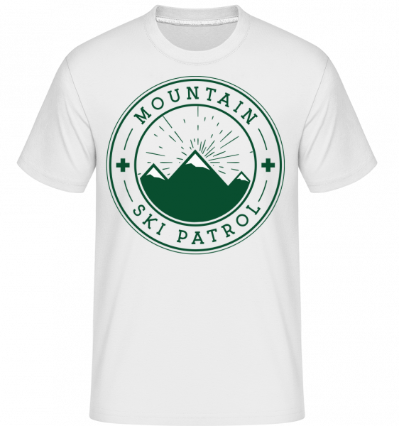 Ski Patrol Icon -  Shirtinator Men's T-Shirt - White - Vorn