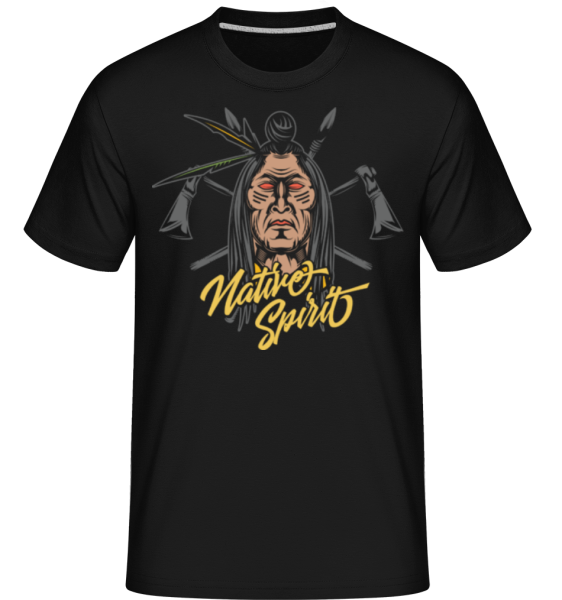 Nature Spirit - Shirtinator Männer T-Shirt - Schwarz - Vorne