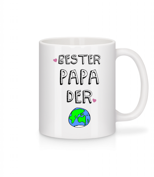 Bester Papa Der Welt - Tasse - Weiß - Vorn