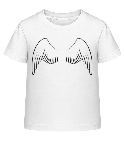 Engel Flügel - Kinder Shirtinator T-Shirt - Weiß - Vorne