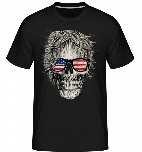 Crâne Amérique -  Shirtinator Men's T-Shirt - Black - Vorn