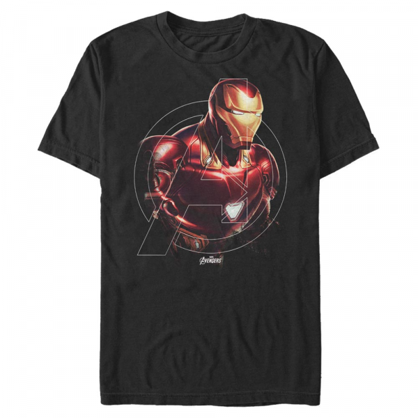 Marvel - Iron Man Iron Hero - Men's T-Shirt - Black - Front