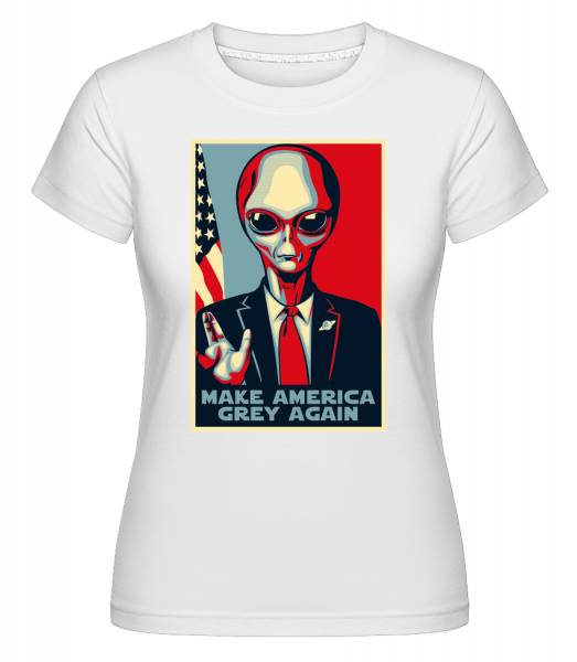 Make America Grey Again - Shirtinator Frauen T-Shirt - Weiß - Vorn