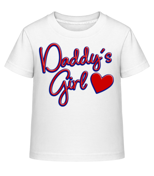 Daddy's Girl - Kid's Shirtinator T-Shirt - White - Front