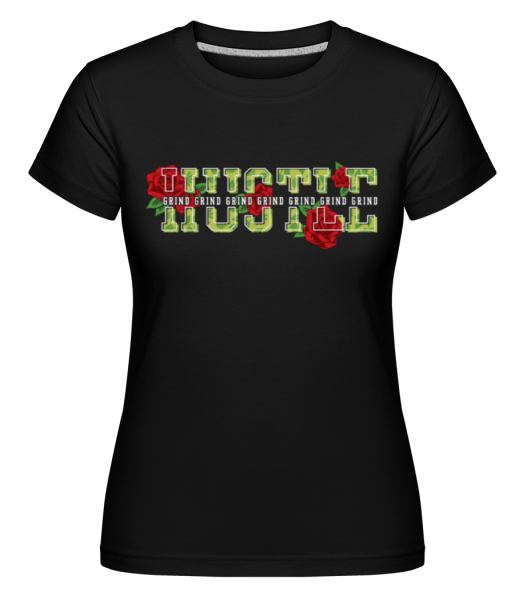 Hustle -  Shirtinator Women's T-Shirt - Black - Front