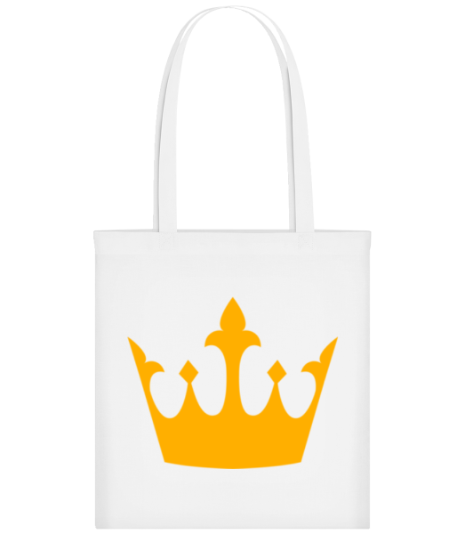 Queen's Crown Yellow - Stofftasche - Weiß - Vorne