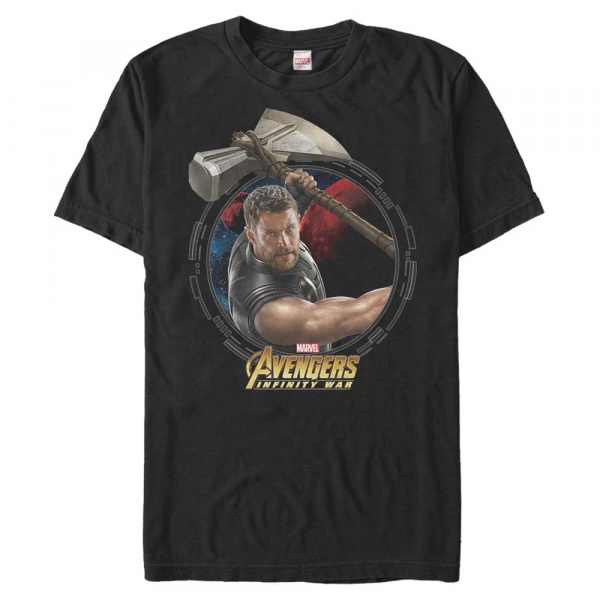 Marvel - Avengers Infinity War - Thor Power - Men's T-Shirt - Black - Front
