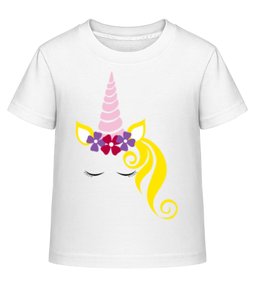 Sleeping Unicorn - Kid's Shirtinator T-Shirt - White - Front