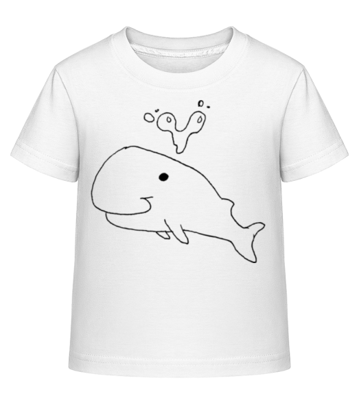 Kids Comic - Whale - Kid's Shirtinator T-Shirt - White - Front