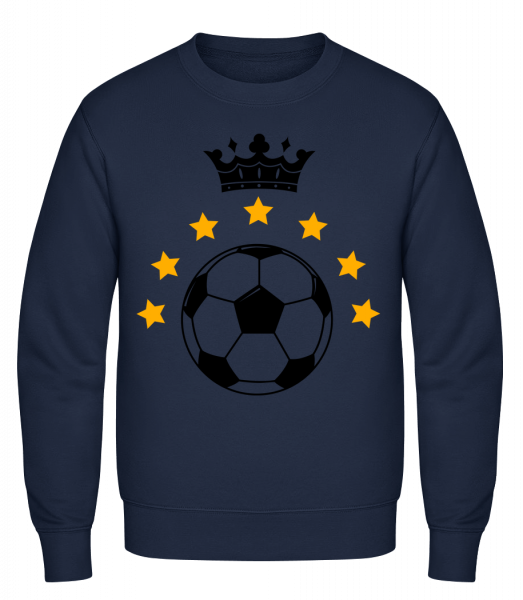 Football Crown - Classic Set-In Sweatshirt - Navy - Vorn