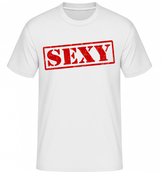 Sexy Sign -  Shirtinator Men's T-Shirt - White - Vorn