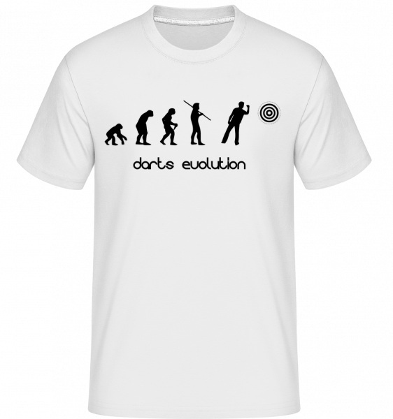 Darts Evolution -  Shirtinator Men's T-Shirt - White - Vorn
