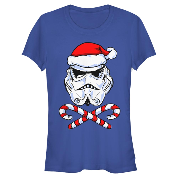 Star Wars - Stormtrooper Santa Trooper - Weihnachten - Frauen T-Shirt - Royalblau - Vorne