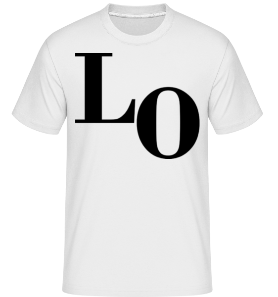 Lo -  Shirtinator Men's T-Shirt - White - Front