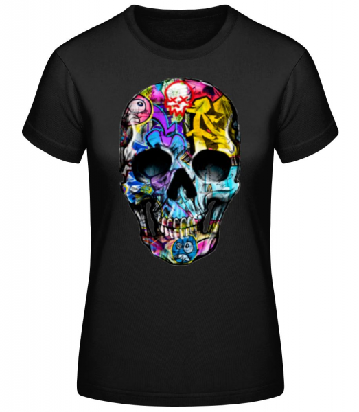 Graffiti Dead - Women's Basic T-Shirt - Black - Front