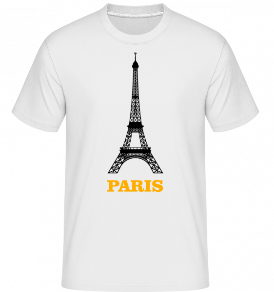 Paris Skyline - Shirtinator Männer T-Shirt - Weiß - Vorn