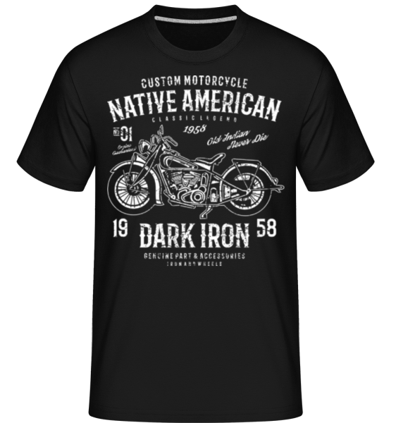 Dark Iron -  Shirtinator Men's T-Shirt - Black - Front