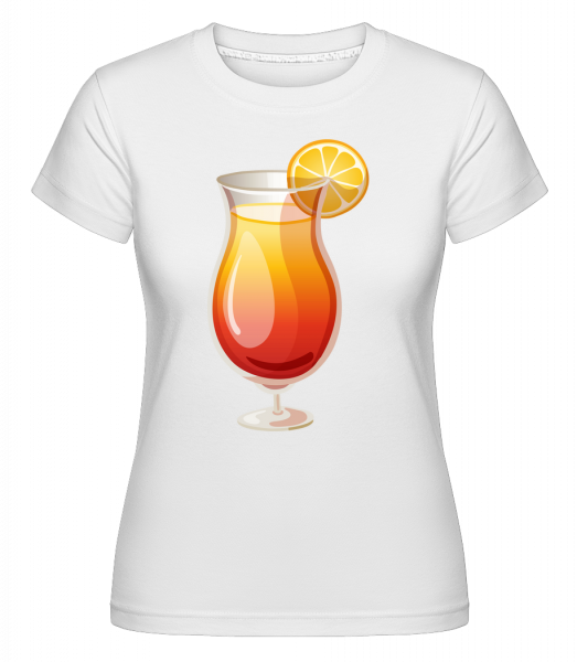 Cocktail Sex On The Beach - Shirtinator Frauen T-Shirt - Weiß - Vorn