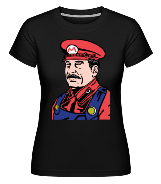 Mario Stalin -  Shirtinator Women's T-Shirt - Black - Front