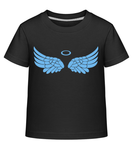 Engel Ausrüstung - Kinder Shirtinator T-Shirt - Schwarz - Vorne