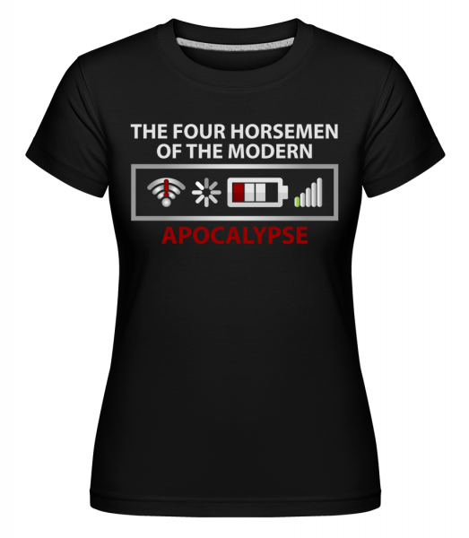 Modern Apocalypse -  Shirtinator Women's T-Shirt - Black - Front