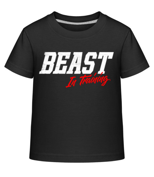 Beast In Training - Kid's Shirtinator T-Shirt - Black - Front