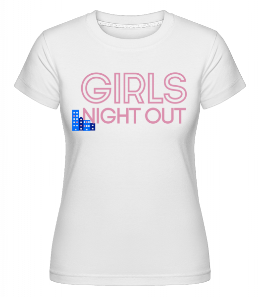 Girls Night Out Logo - Shirtinator Frauen T-Shirt - Weiß - Vorn