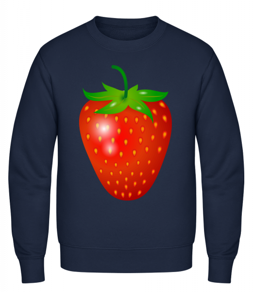Strawberry - Classic Set-In Sweatshirt - Navy - Vorn