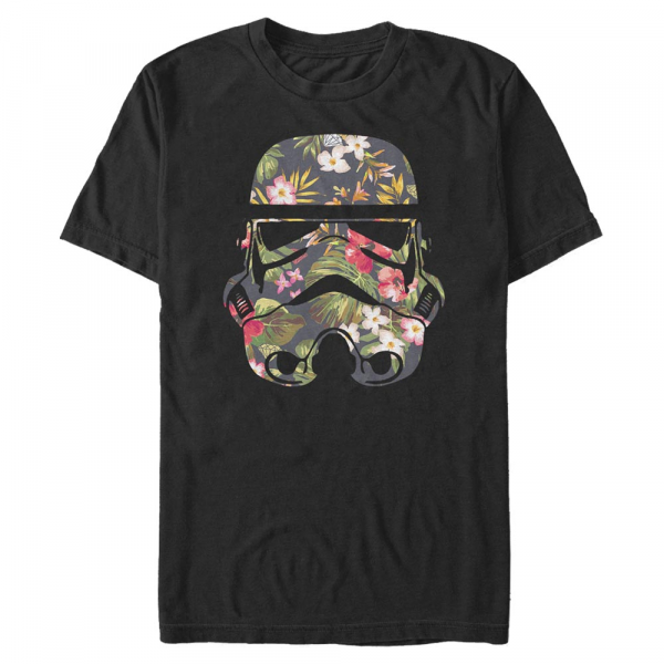 Star Wars - Stormtrooper Storm Flowers - Men's T-Shirt - Black - Front