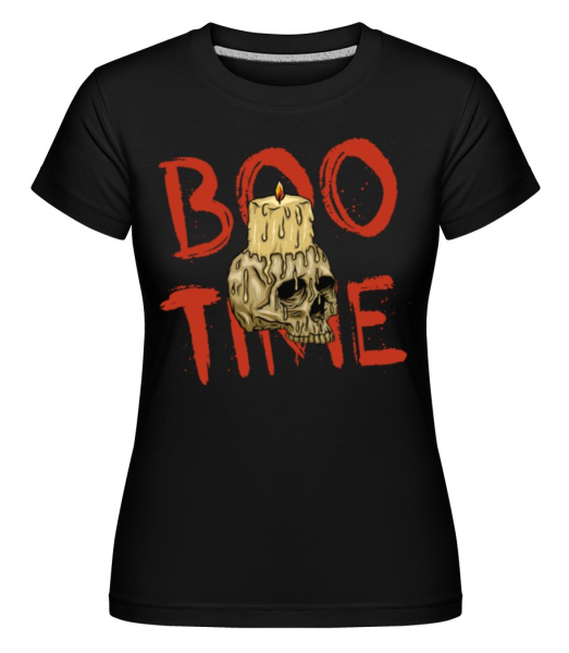 Boo Time -  Shirtinator Women's T-Shirt - Black - Front