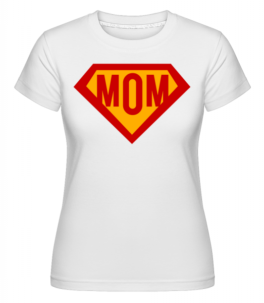 Mom Superhero -  Shirtinator Women's T-Shirt - White - Vorn