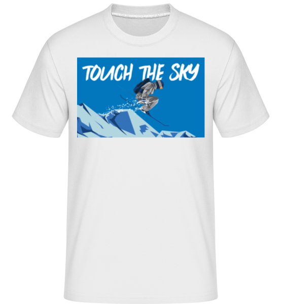 Touch The Sky -  Shirtinator Men's T-Shirt - White - Front