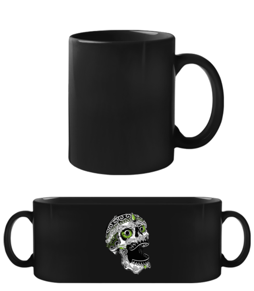 Cool Skull - Black Mug - Black - Front