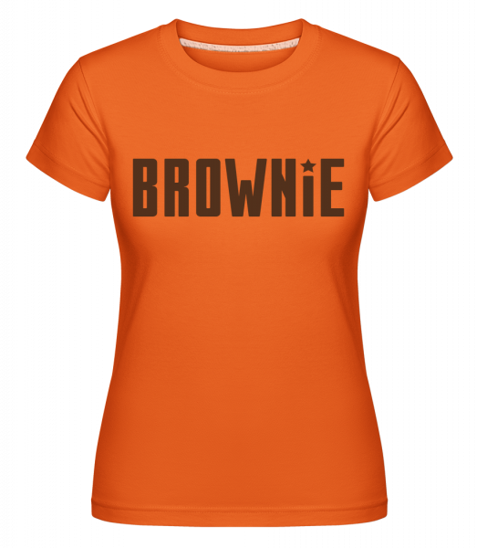 Brownie -  Shirtinator Women's T-Shirt - Orange - Vorn