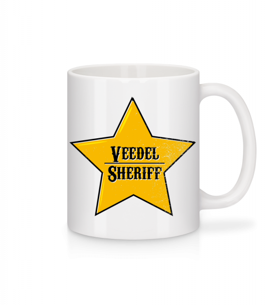 Veedel Sheriff - Tasse - Weiß - Vorn