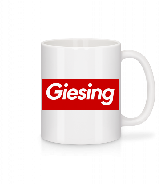 Giesing - Tasse - Weiß - Vorn