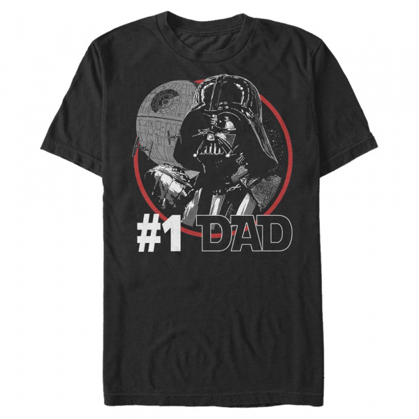 Star Wars - Darth Vader Best Dad - Father's Day - Men's T-Shirt - Black - Front